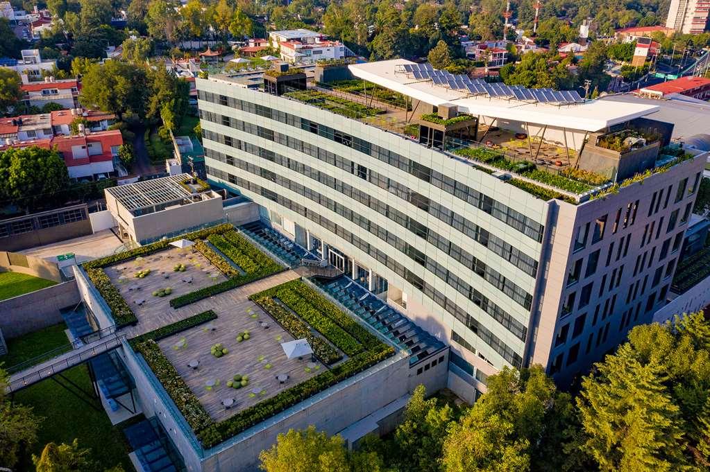 Hotel Galeria Plaza San Jeronimo Meksyk Zewnętrze zdjęcie Aerial view of the campus